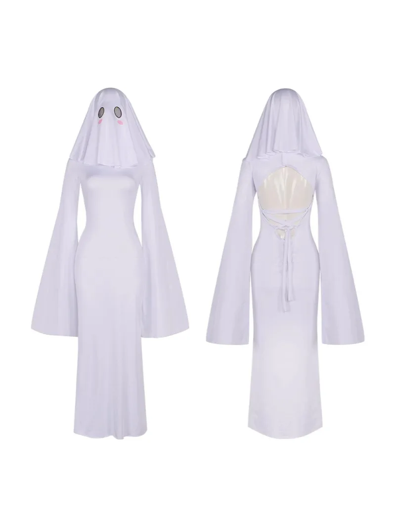 Ghost Niang Cosplay Female Ghost Costume Halloween Christmas Anime Fancy Party Suits