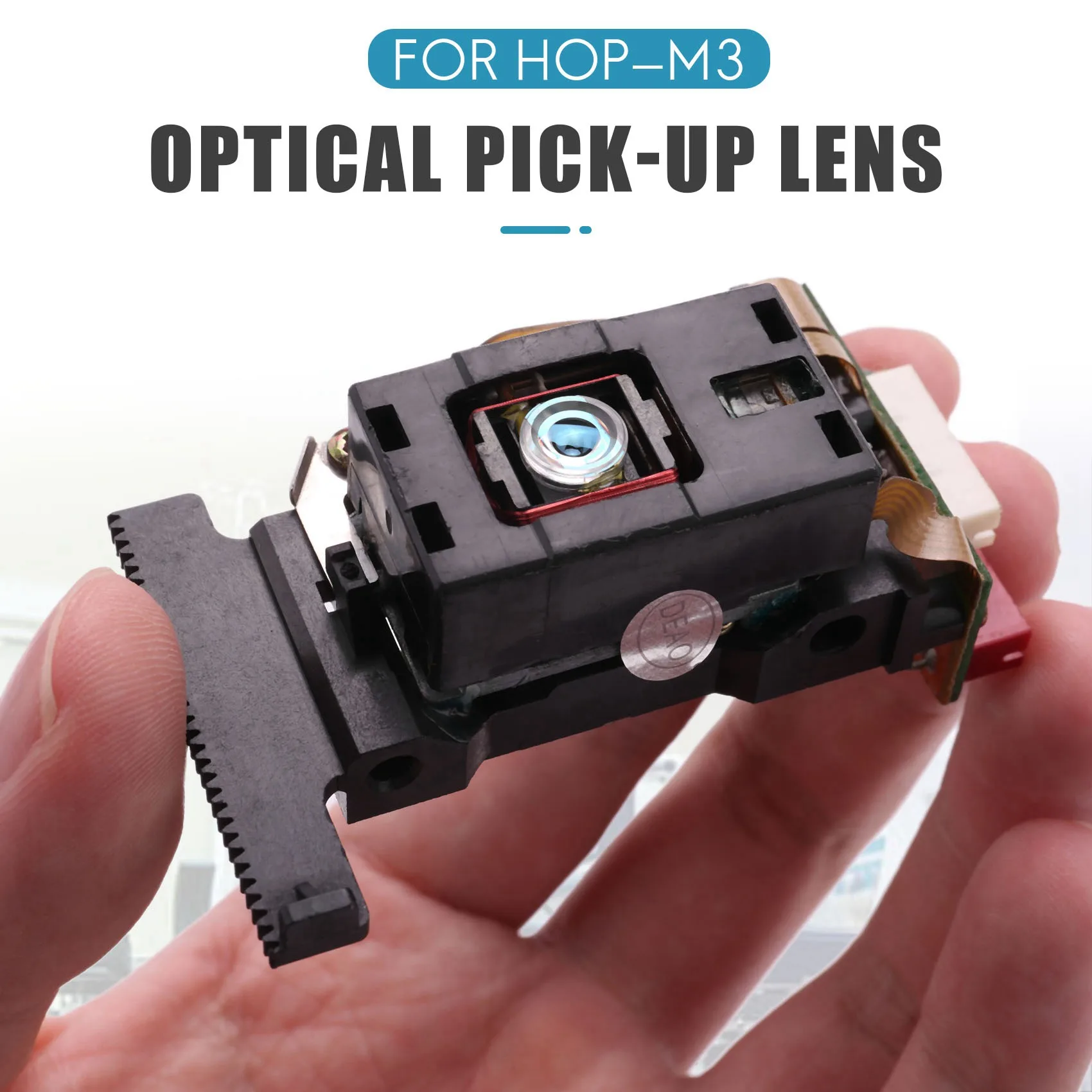 Lentes de substituição Head Optical Pick-Up Lens, resistência ao desgaste para HOP-M3 Player