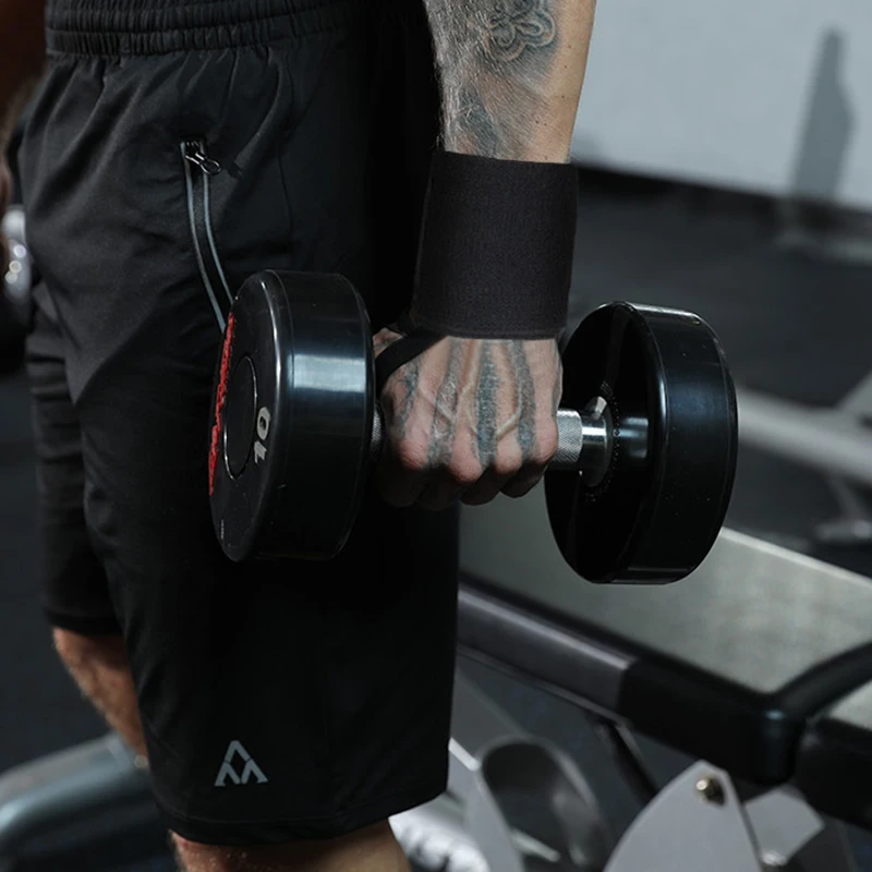 Enveloppement de poignet rigide rembourré pour l'haltérophilie, barre de sangle d'attelle de fitness, bracelet, soutien du poignet, entraînement croisé en salle de sport, sécurité sportive