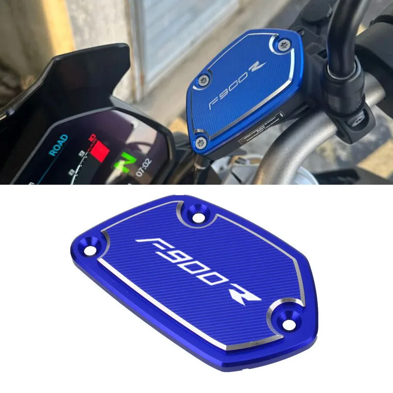 Motorcycle Front Brake Fluid Reservoir Oil Cup Cap Master Cylinder Cover For F900R F900XR F900 R/XR 2020-2023