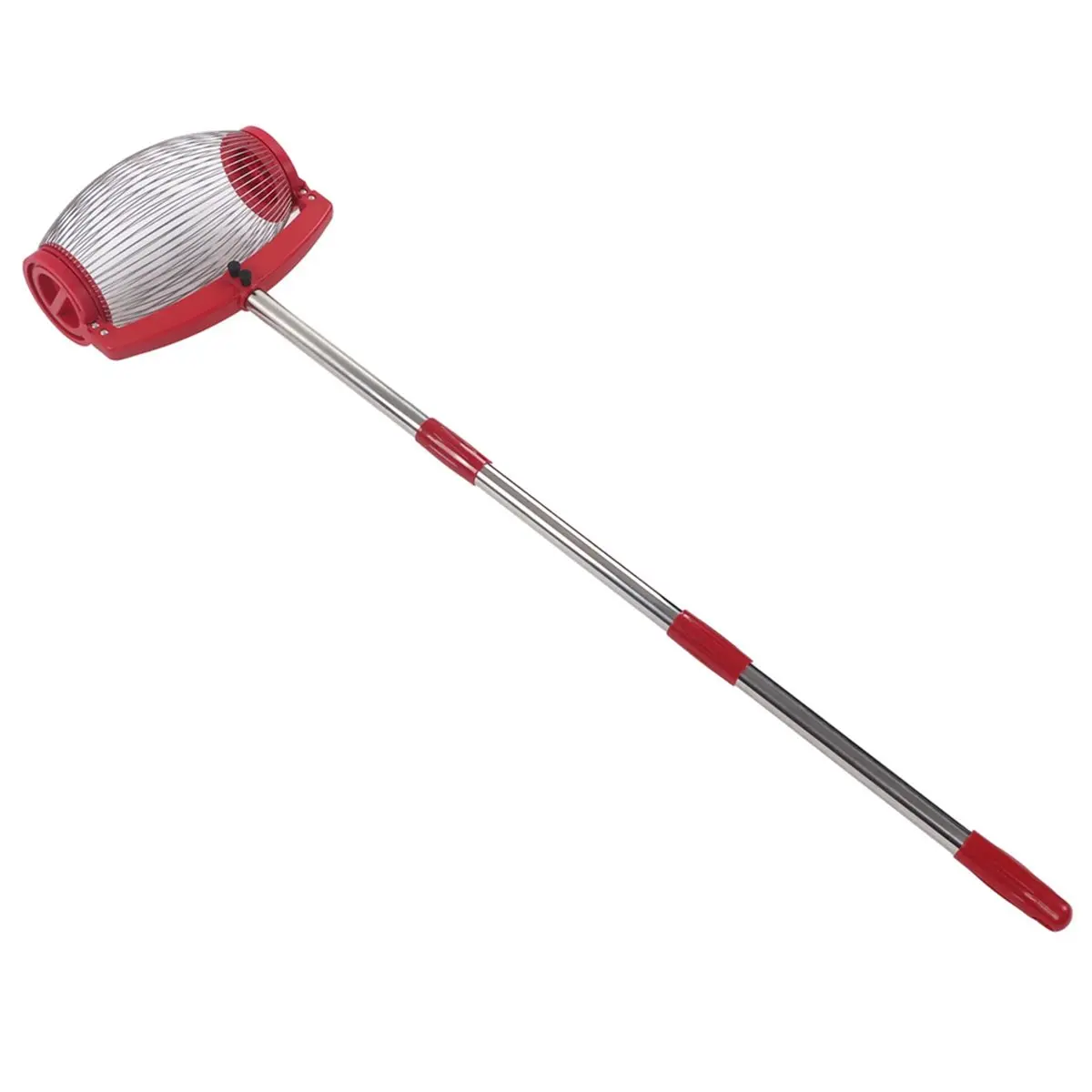 Adjustable Nut Gatherer with Long Handle Labor-Saving Roller for Pecan Walnuts Chestnuts Roller Harvesters Picker