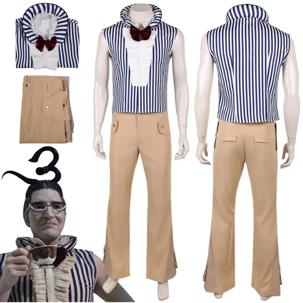 

Костюм для косплея Аниме Мистер 3, униформа для взрослых мужчин, наряд для ролевых игр, карнавальный костюм на Хэллоуин, праздничная одежда