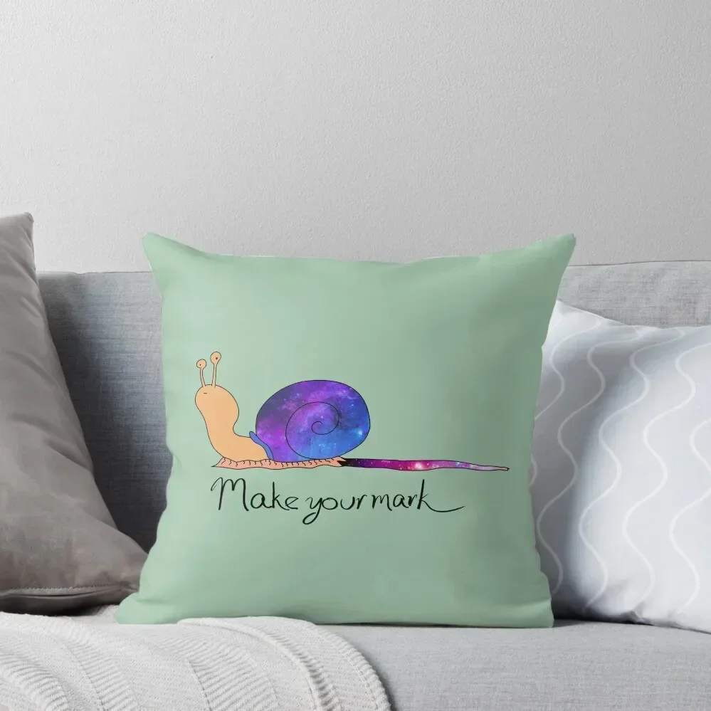 

Make your mark (pale green pillow only) Throw Pillow pillow cover luxury autumn decoration