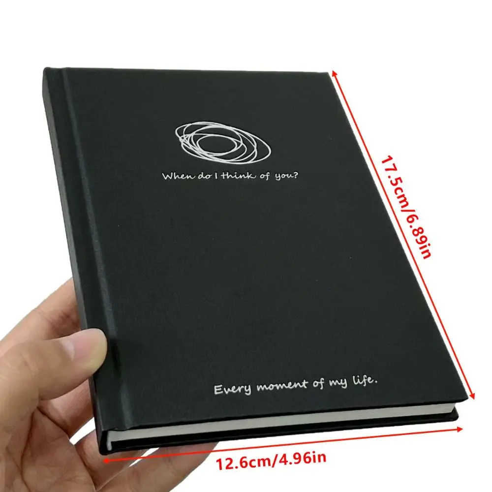 INS Blank Inner Pages B6 Notebook Hard Shell DIY Scrapbook Travel Journal Diary Book School Office