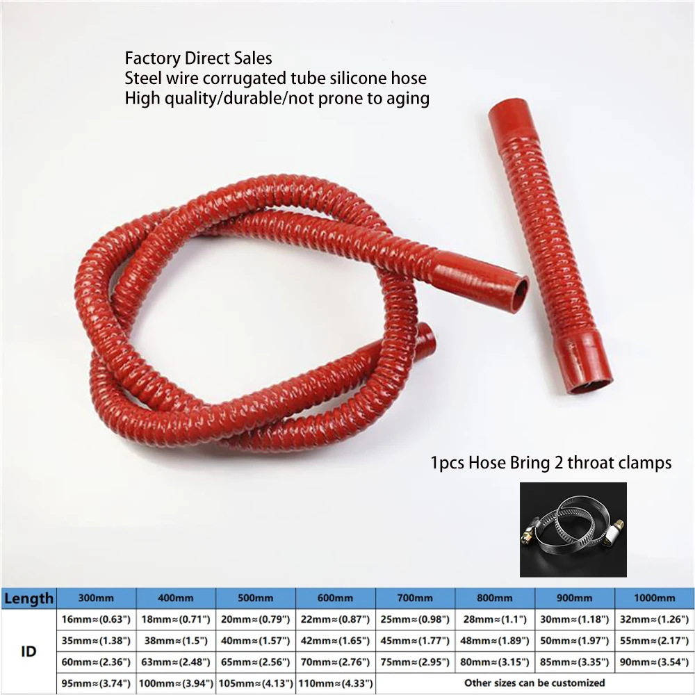 

General Motors Silicone Steel Wire Hose Blue Black Red Turbocharger Intercooler Tube Rubber Joint with Two Clamps for Radiator