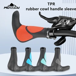 MOTSUV-General Highway Vehicle Anti-Slip Rubber Horn Handle Set, Shockproof and anti slip design Mountain Bike Accessories NEW