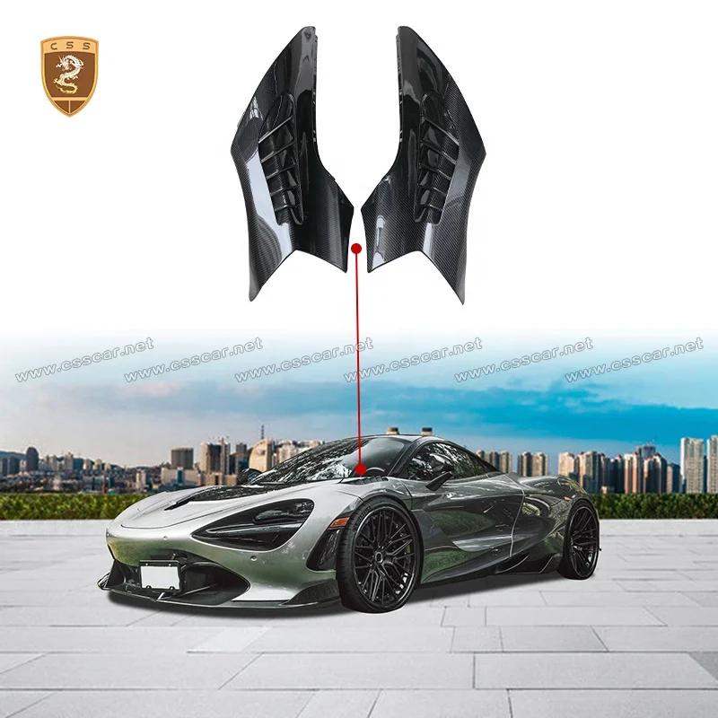 Body Parts Vors Style Real Carbon Fiber Fabric Car Fender For Mclaren 720S