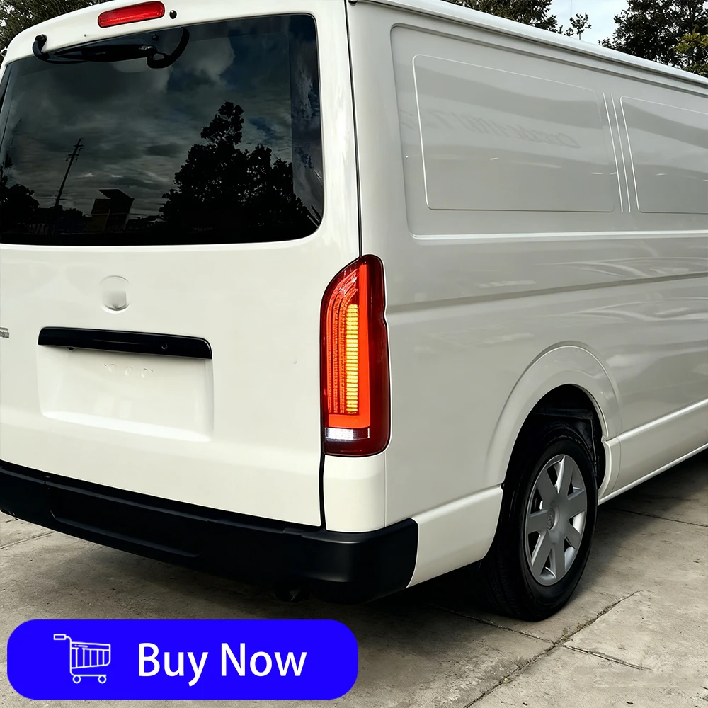 

For Toyota Hiace 2005-2018 Auto Back Lamps Assembly Upgrade Dynamic New Style Car LED Taillights Plug and Play Tools Accessories