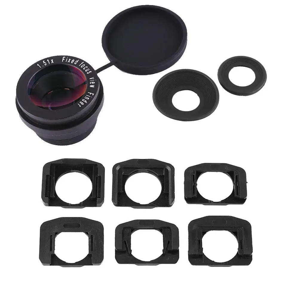 5X Fixed Focus Viewfinder Zoom Magnifier Eyepiece Eyecup for DSLR Camera - Plastic Material