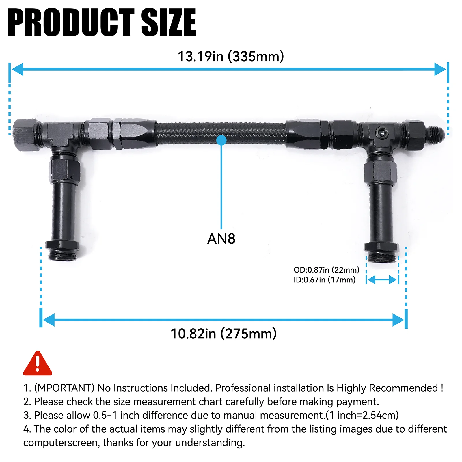 AN8 مضخة مزدوجة لخط وقود الكربوهيدرات المزدوج المضفر لمكربن هولي 4150