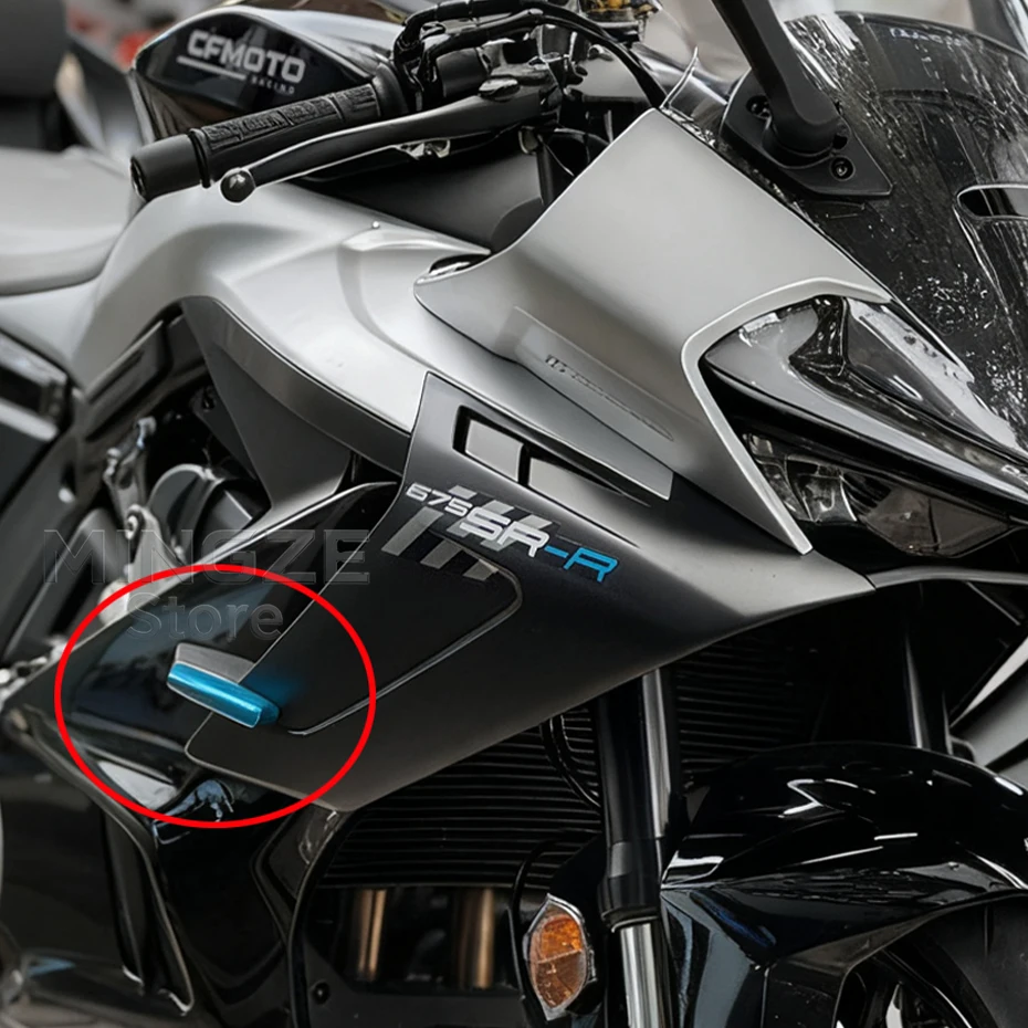 

Motorcycle Original Fixed Wing Left Right Mounting Seat Fixed Wing Slider for CFMOTO 675SR 675SRR 675SR-R CF650-10 675sr 675srr