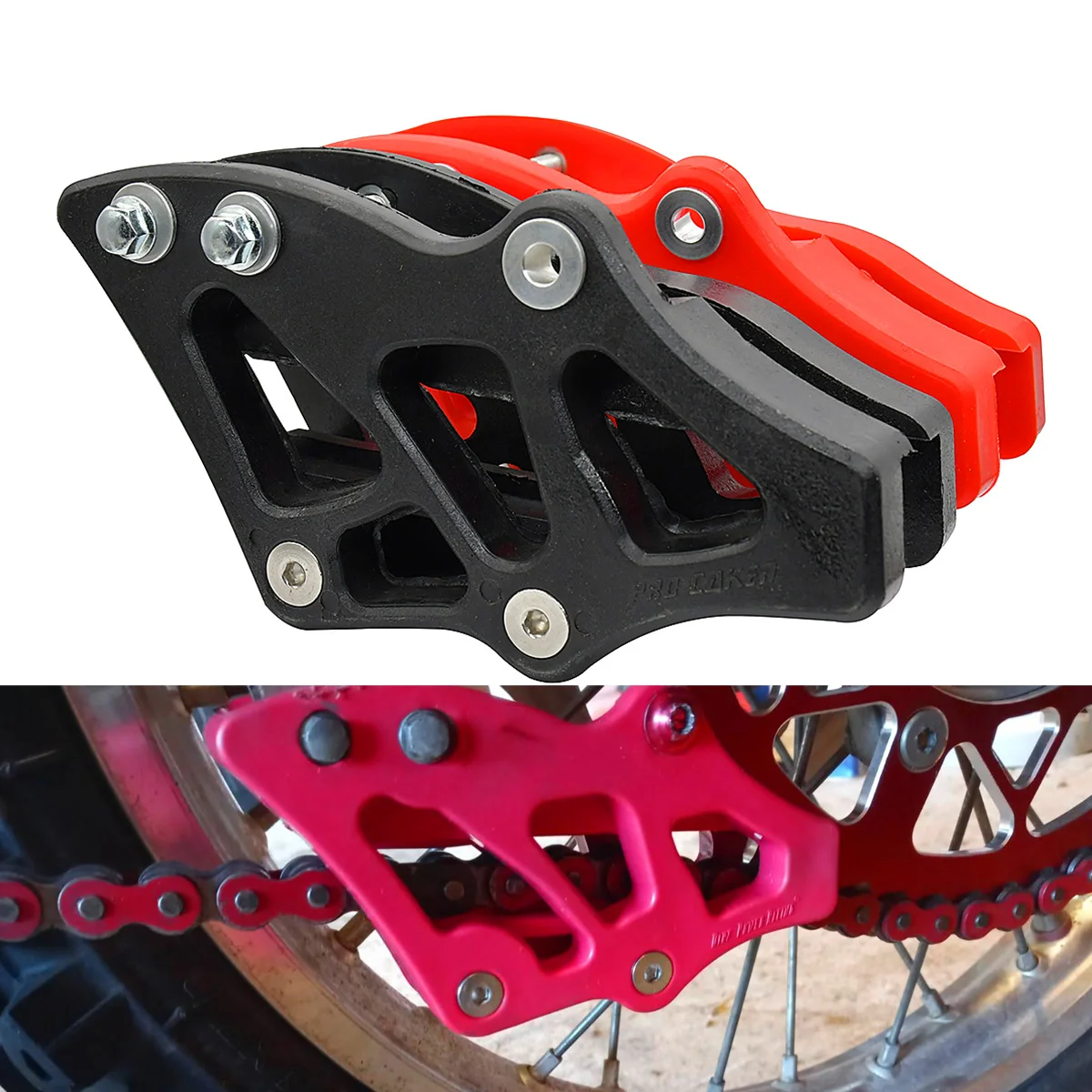 

Motorcycle Plastic Chain Guide Guard For Honda CR125 CR250 CRF250R CRF450R CRF250X CRF450X CRF250RX CRF450RX CRF CR 2002-2021