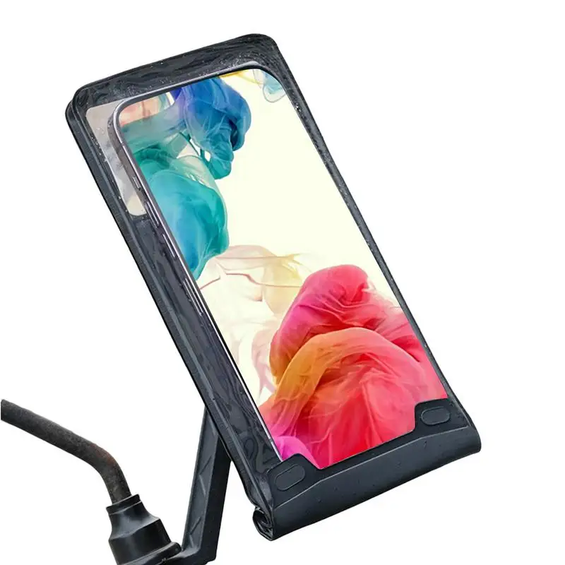 Touch-Screen Bicycle Phone Holder Waterproof Lightweight Phone Bike Holder Stable Electrical Devices Mounts with TPU Screen