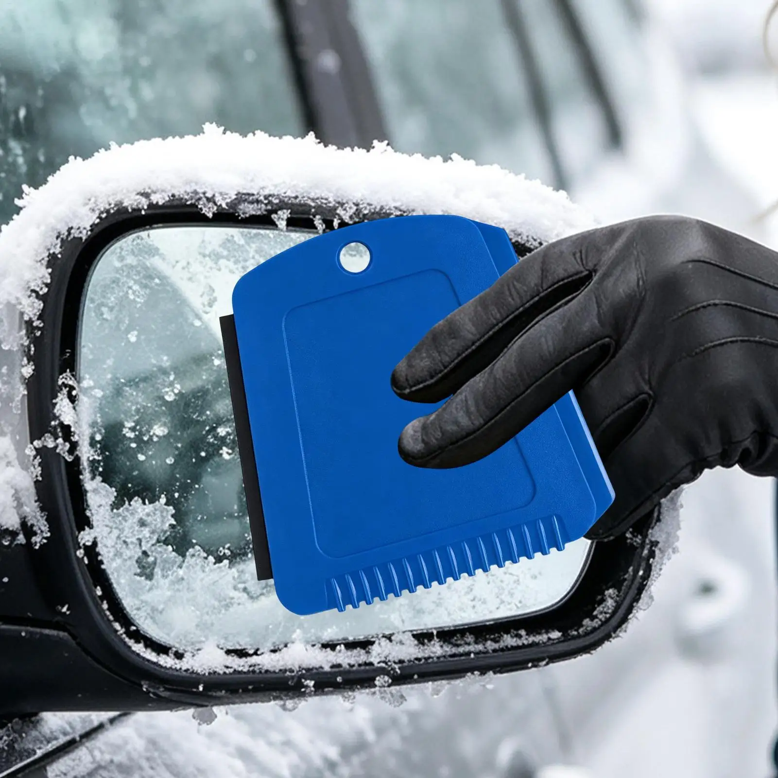 Windshield Scraper Portable Window Glass Frost Removal Tool Automotive Ice Scraper for SUVs Sedans Trucks MPVs Window Rearview