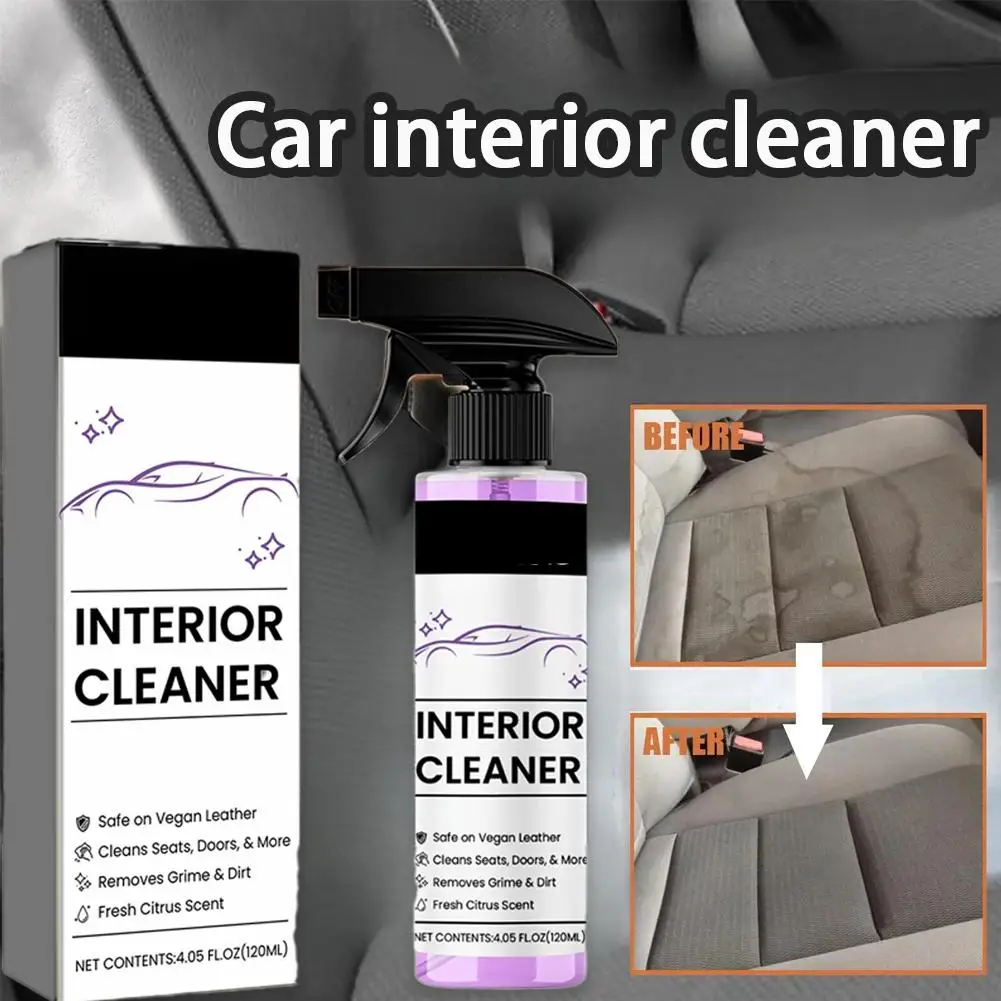 

120ml Multi-purpose Foam Cleaner Cleaning Agent Automoive Interior Cleaners Cleaning Foam Home Home Car Foam Cleaner Spray J3B4