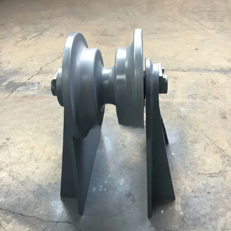 Marine guide chain roller, steel, stainless steel