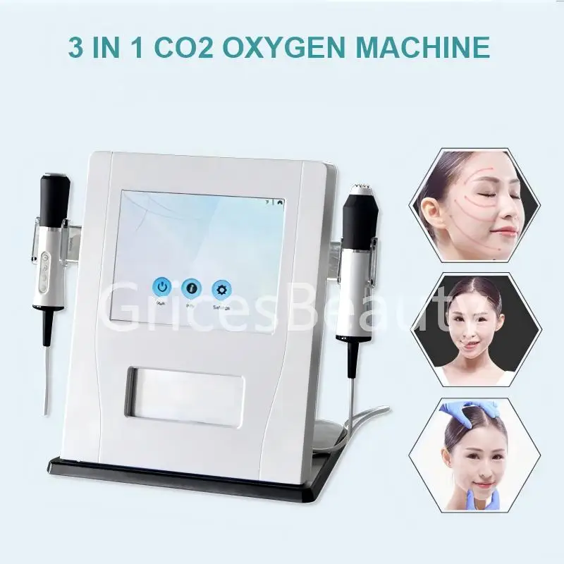 

3 Handle Oxygen Facial Machine Ultrsound Skin Tightening Device Suitable For Beauty Salons Multi Function Facial Machine