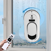 Automatic Window Cleaning Robot - 2800Pa Suction, Remote Control, 3 Cleaning Modes, Safety Rope, for Home/Office