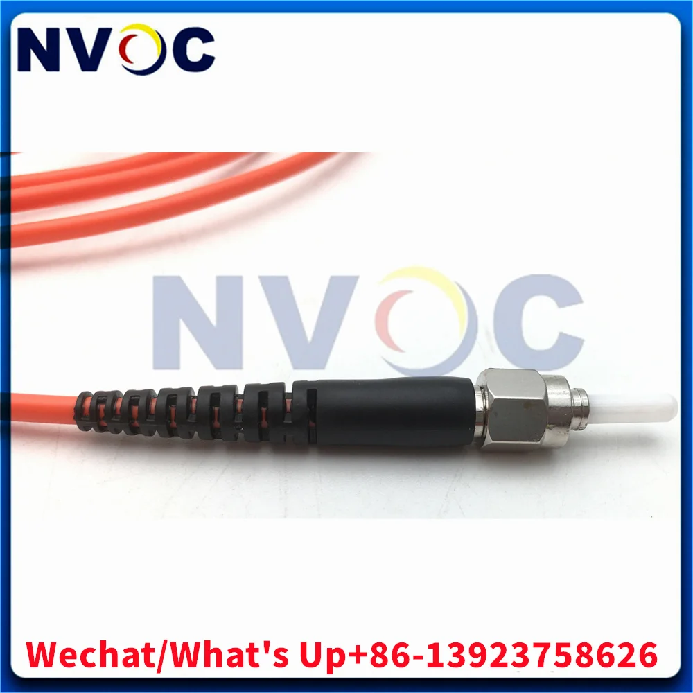 SMA-SMA905 OM1 MM(62.5/125) Simplex 1/2/3/5M,PVC Jacket,3.0 mm SMA Ceramic Ferrule Fiber Optic Patch Cord Cable Connector