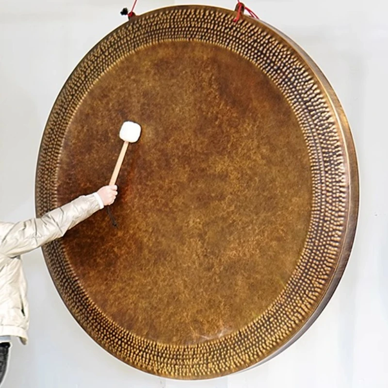 Sound Healing Wind Gong Yoga Meditation Bass Gongs Professional Chinese Traditional Wind Gongs Alloy Gong Percussion Instrument