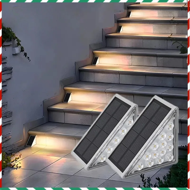 

Solar LED Stair Lamp Outdoor Waterproof Steps Lamps Garden Arrangement Terrace Balcony Landscape Decoration Solar Light