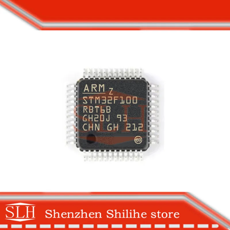 5pcs STM32F100RBT6B LQFP64 Brand new original.