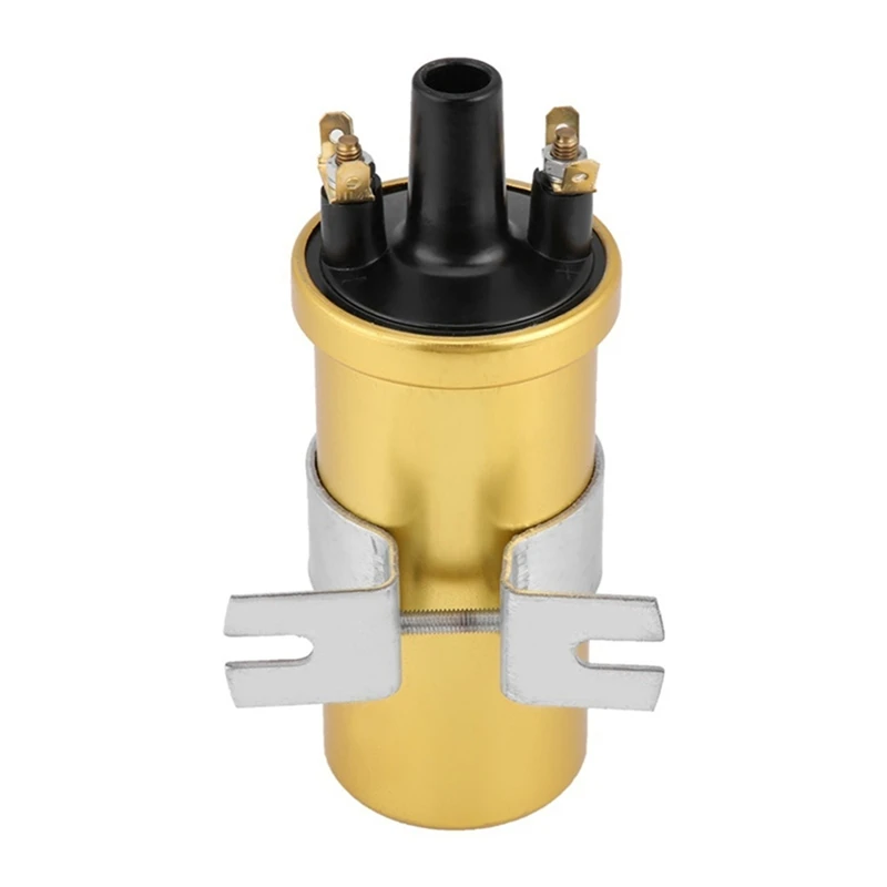 Super Sale 12V Car Universal Oil-Immersed Ignition Coil 12 Volt Sport Ignition Coil W/3Ω Internal Resistance Replace DLB105 AC