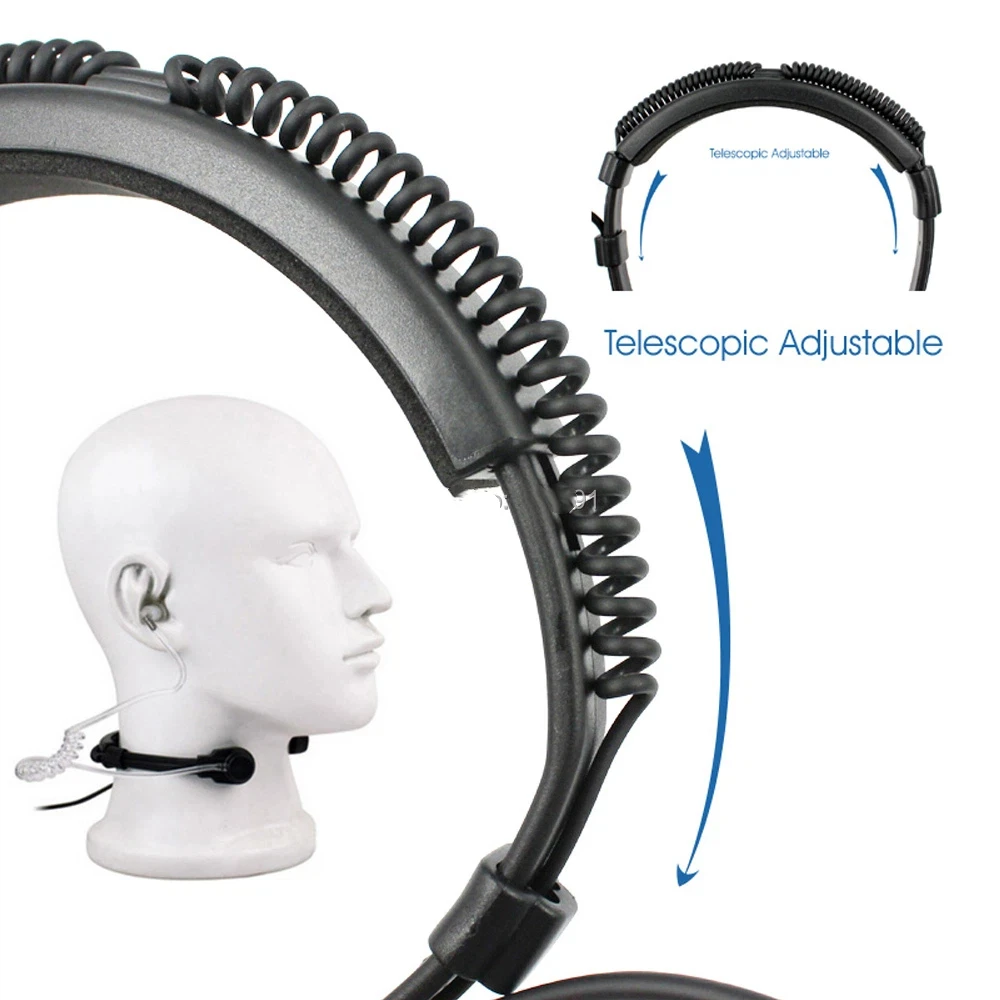 Taktisches Heavy Duty PTT Neck Throat Mic für Motorola XiR P6600 P6620 DP2400 DEP550 MTP3100 MTP3150 Walkie Talkie Headset