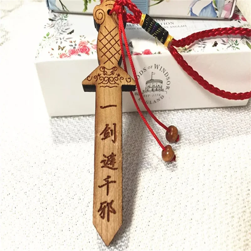 Peach Wood Wood Katana Sword For Home Decoration Chinese Fengshui Religion Peach Wood Exorcise Sword Shamanism