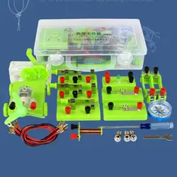 Crianças Elétrica Circuito Básico Brinquedo, Electricidade Magnetismo Aprendizagem Kit, Física Aids, Educação Toy