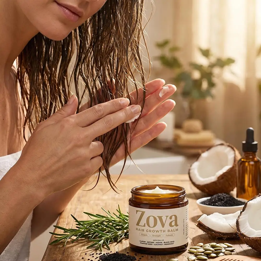 Bálsamo capilar con aceites vegetales