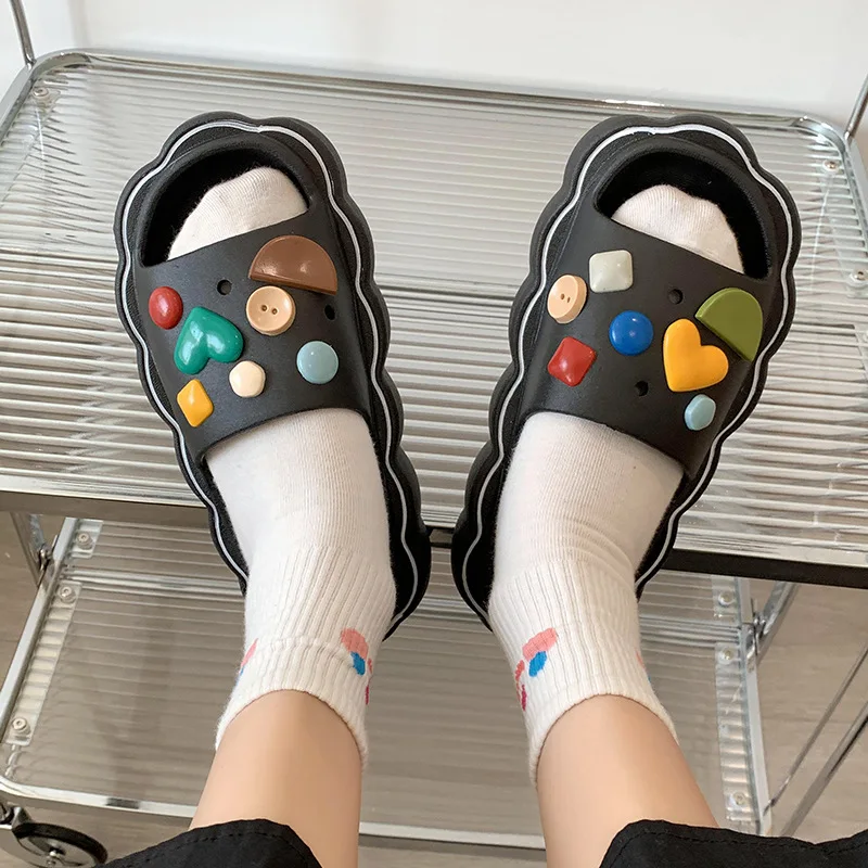 2024 Lightweight Platform Slippers Women Super Soft Non Slip Beach Flip Flops Woman Comfort Couples Indoor Slides Shower Shoes