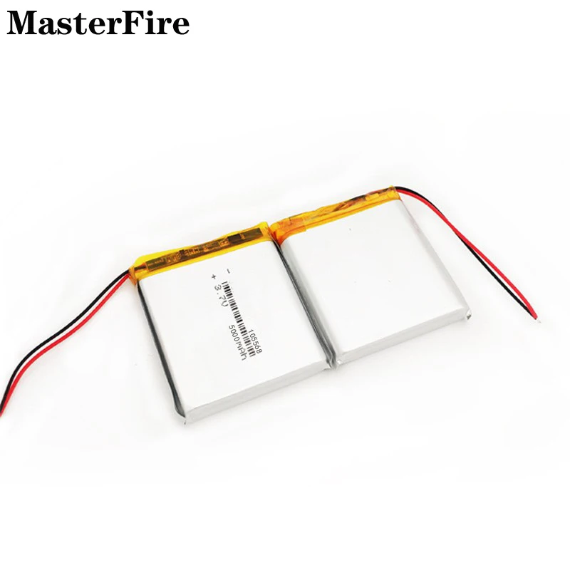 4x 105568 5000mah 3.7V Lithium Polymer Battery For E-book Tablet Laptop Power Bank Video Game Rechargeable Li-polymer Batteries