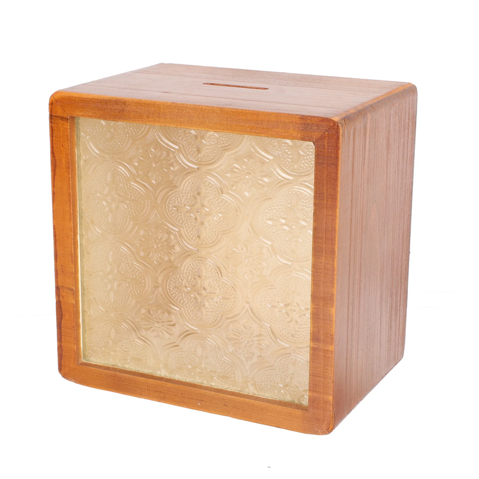 

Wooden Piggy Bank Durable Creative Desktop Saving Pot Decorative Coin Storage Box for Home Office Table Wooden Piggy Bank