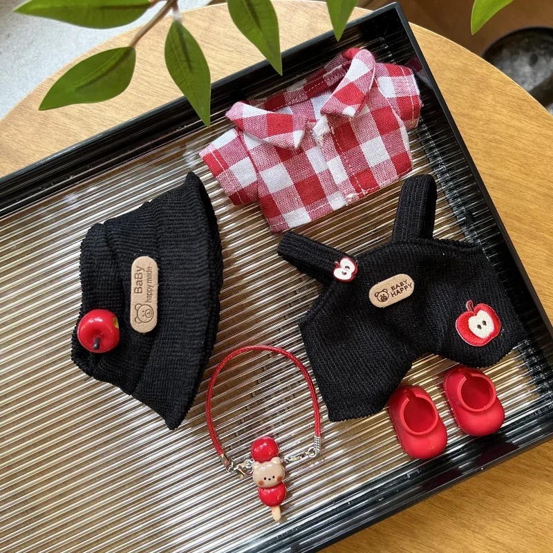 

Only clothes 17cm, 123 generation canvas, vinyl doll, doll clothes, labubu, changing clothes, baby clothes