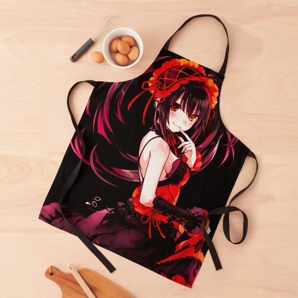 

Kurumi Tokisaki | Date A Live | Anime Apron Women Kitchen For Man with pockets Restaurant Kitchen Equipment Apron