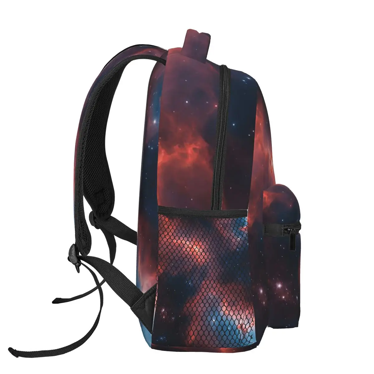 Mochilas luminosas de nebulosa para niños y niñas, morral escolar de dibujos animados para ordenador portátil, bolso de hombro de gran capacidad