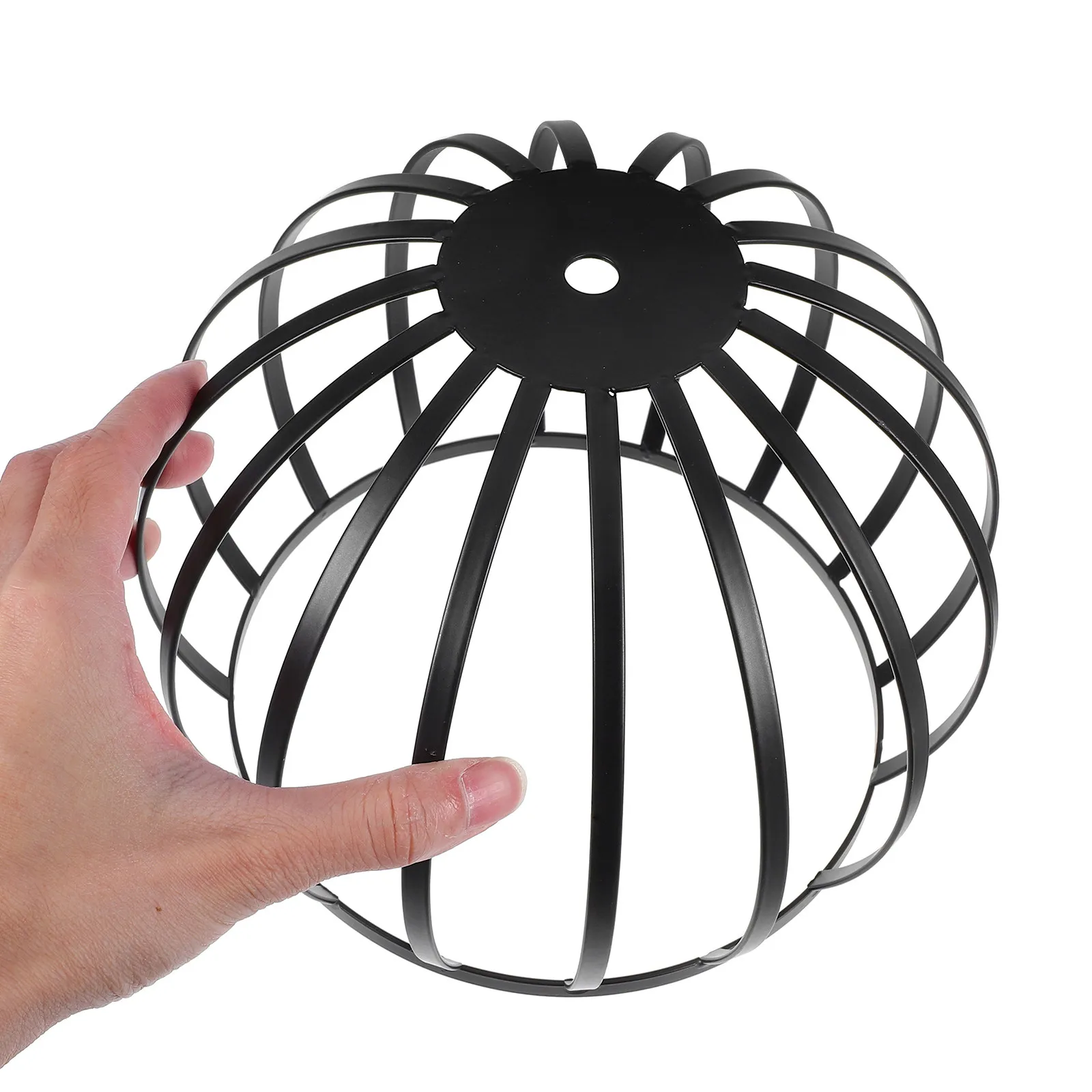 Lamp Shade For For Living Room Autumn Decor Vintage Iron Pumpkin Birdcage Lampshade E27 10MM Hole Hanging