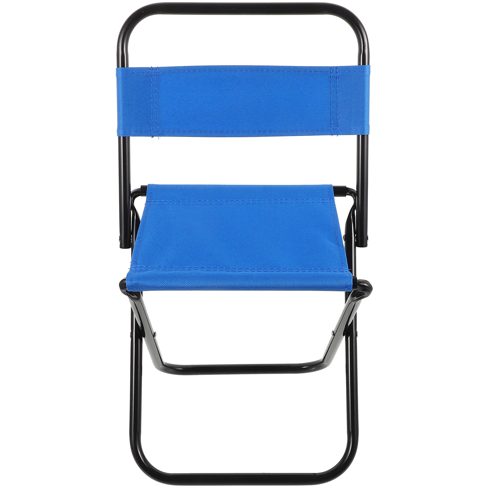 

Outdoor Folding Chair Blue Small Square Stool Portable Lightweight Camping Chairs for Fishing Travel Sports Garden