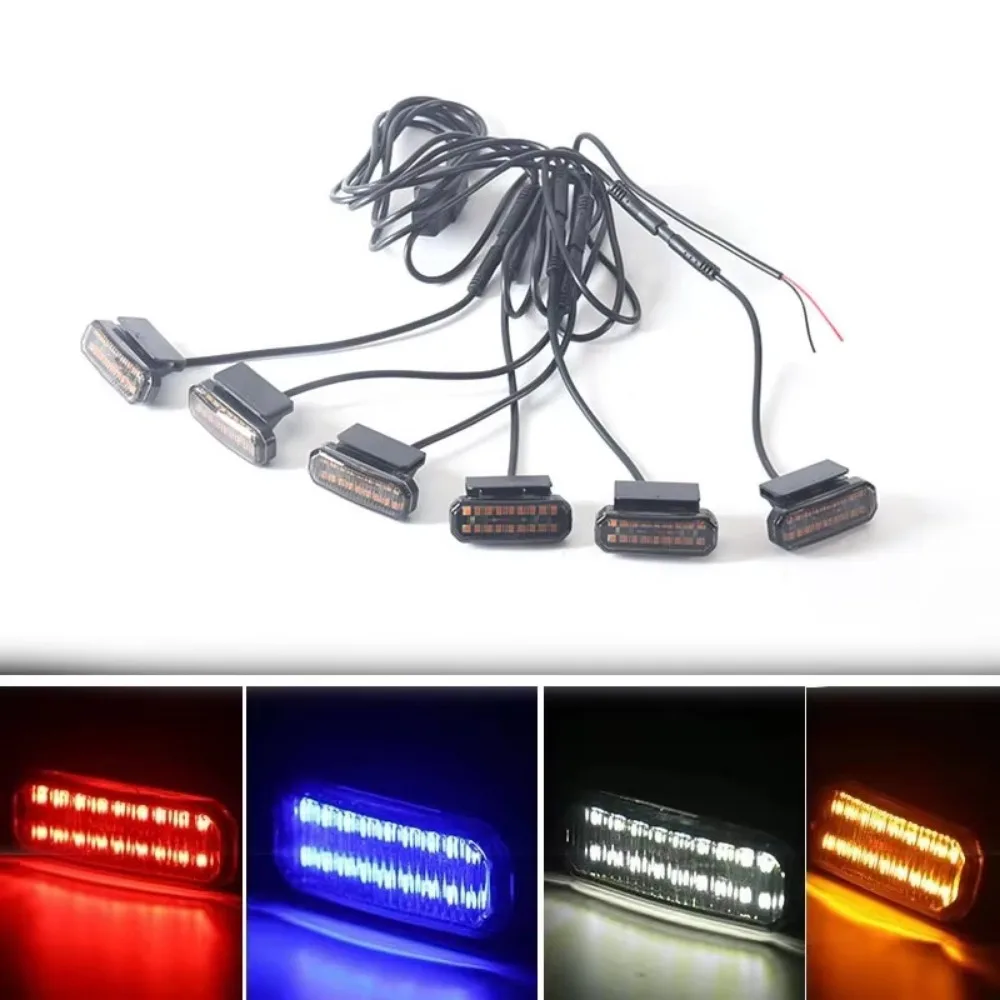 

Лидер продаж, светодиодная решетка с клипсой, универсальная для внедорожного пикапа, передняя заготовка, гриль, декоративная лампа, модифицированные аксессуары для автомобиля