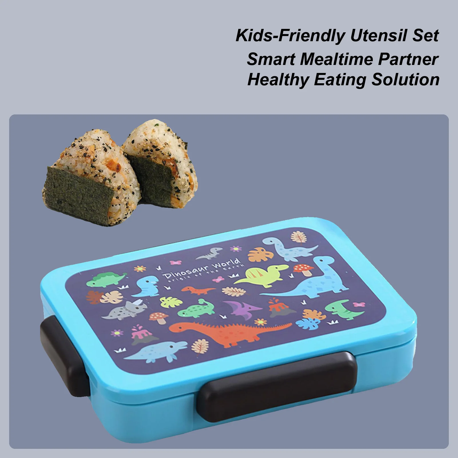 

Ланч-бокс для малышей, многоразовый ланч-бокс с 5 отделениями для хранения еды для спорта, моря, длинного вождения, летнего кемпинга, на открытом воздухе