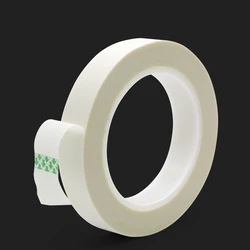 Fiberglass Glass Cloth Insulation Heat Resistant Transformer Electrical Plating Bundling Sticky Adhesive Tape White 1PCS