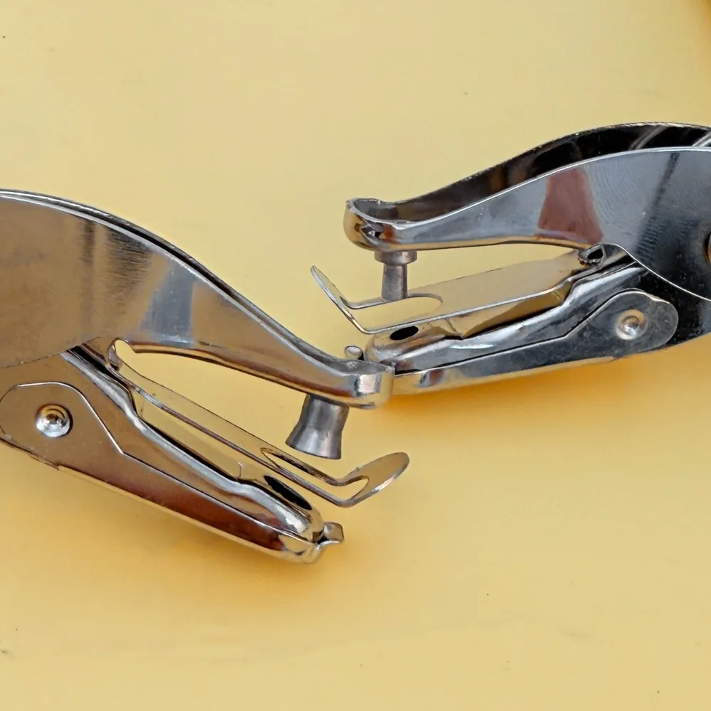 Perforadora de mano individual con forma de círculo, capacidad de 3-6mm para encuadernación de cuadernos, archivos, herramienta de perforación de papel artesanal para álbumes de recortes