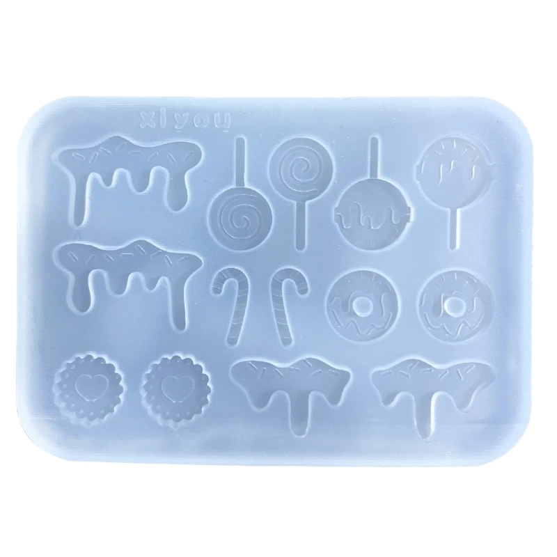 Lollipop Silicone Mould DIY Resin Decorative Crafts Jewelry Making Mold Art Stickers Crucifix Epoxy Resin Mold