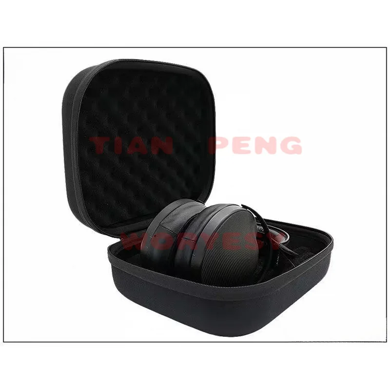 WYORESY custom tailored storage case for Sony MDR-Z1R fits over ear HiFi headphone original size and radian outline view 6