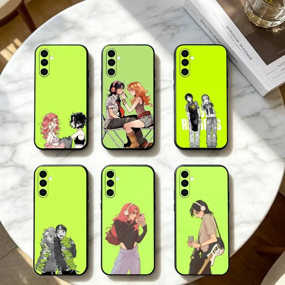 Чехол для телефона Manga The Green Yuri Guy KiniOto для Samsung Galaxy A73, A72, A71, A70, A53, A52, A51, другие модели, мягкий черный чехол