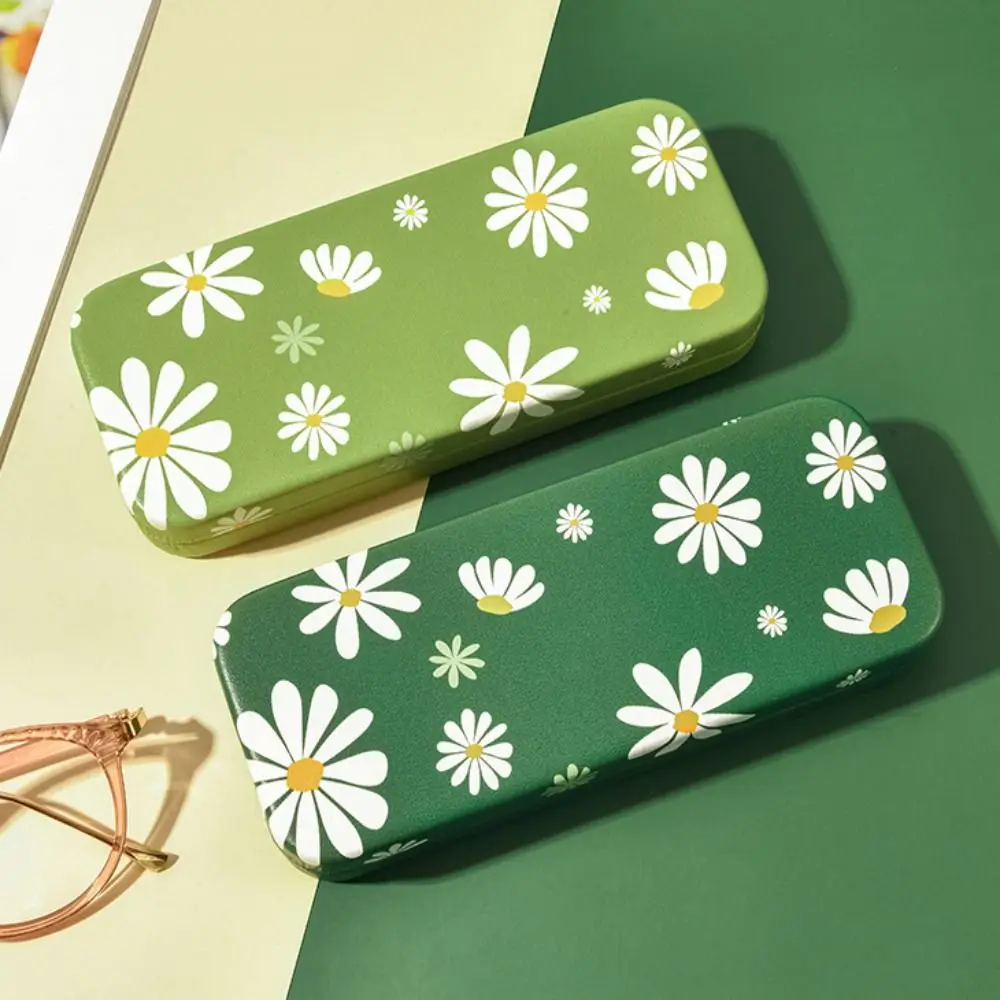 

Portable Daisy Glasses Case Anti-scratch Simple Sunglasses Case Wear-resistant Eyewear Bag Glasses Box Eyeglasses Holder