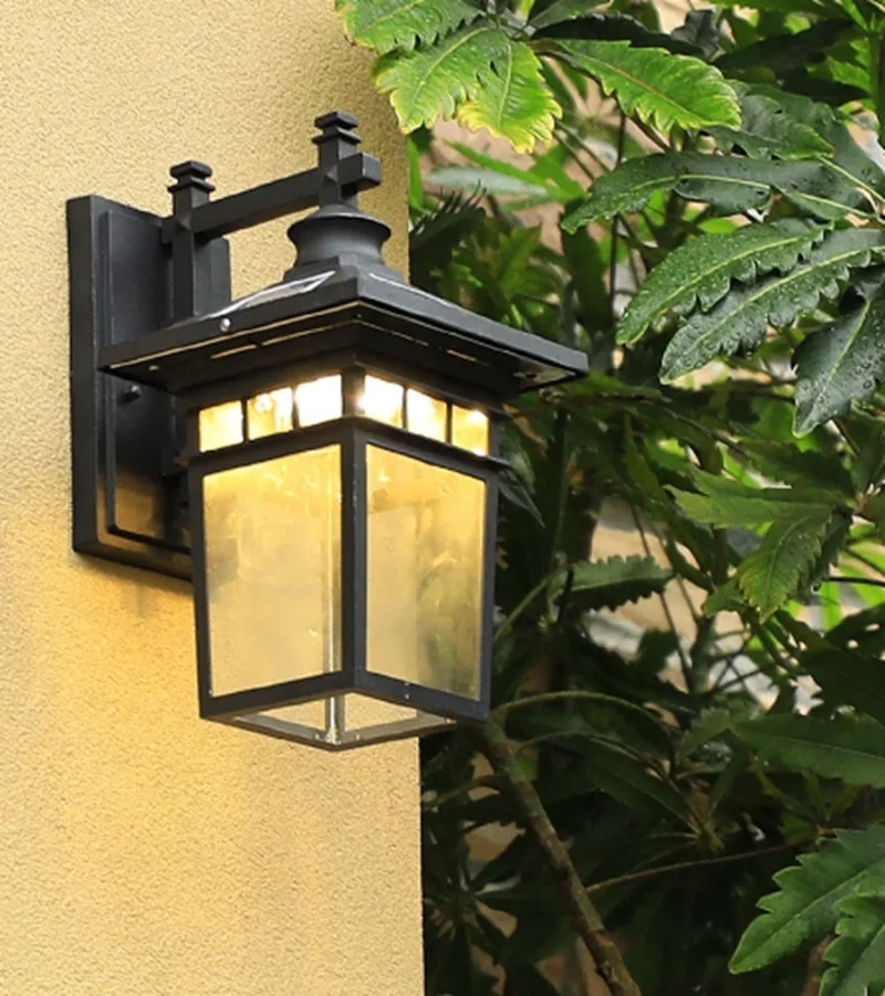 

Wall Lights Outdoor Solar Pillar Lamp Outdoor Garden Villa Exterior Waterproof Courtyard Wall Fence Wall Post Lamp Gate Light