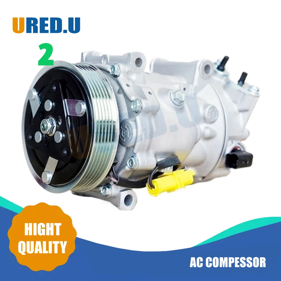 

AC Compressor For Citroen C3 (SC) 1.6 Diesel (Turbo) HDi 92 1671553680 1607424980 9671216280 9678656080 6453QJ SD6C12