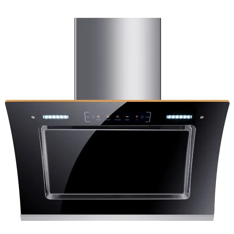 # Wall Mounted Kitchen Chimney Spare Parts Range Hood Black Titanium Chimney